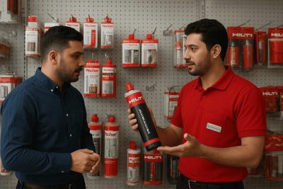 قیمت نکربولت شیمیایی هیلتی و فیشر